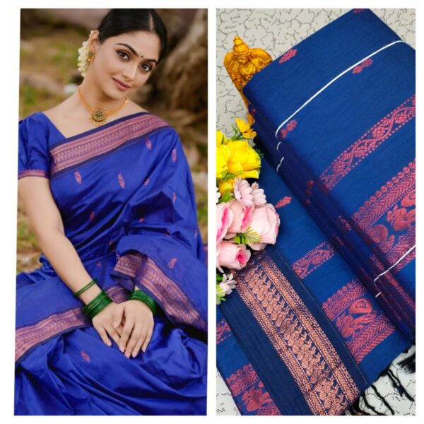 Kalyani cotton saree-3 (SVT)GEJ - Image 4