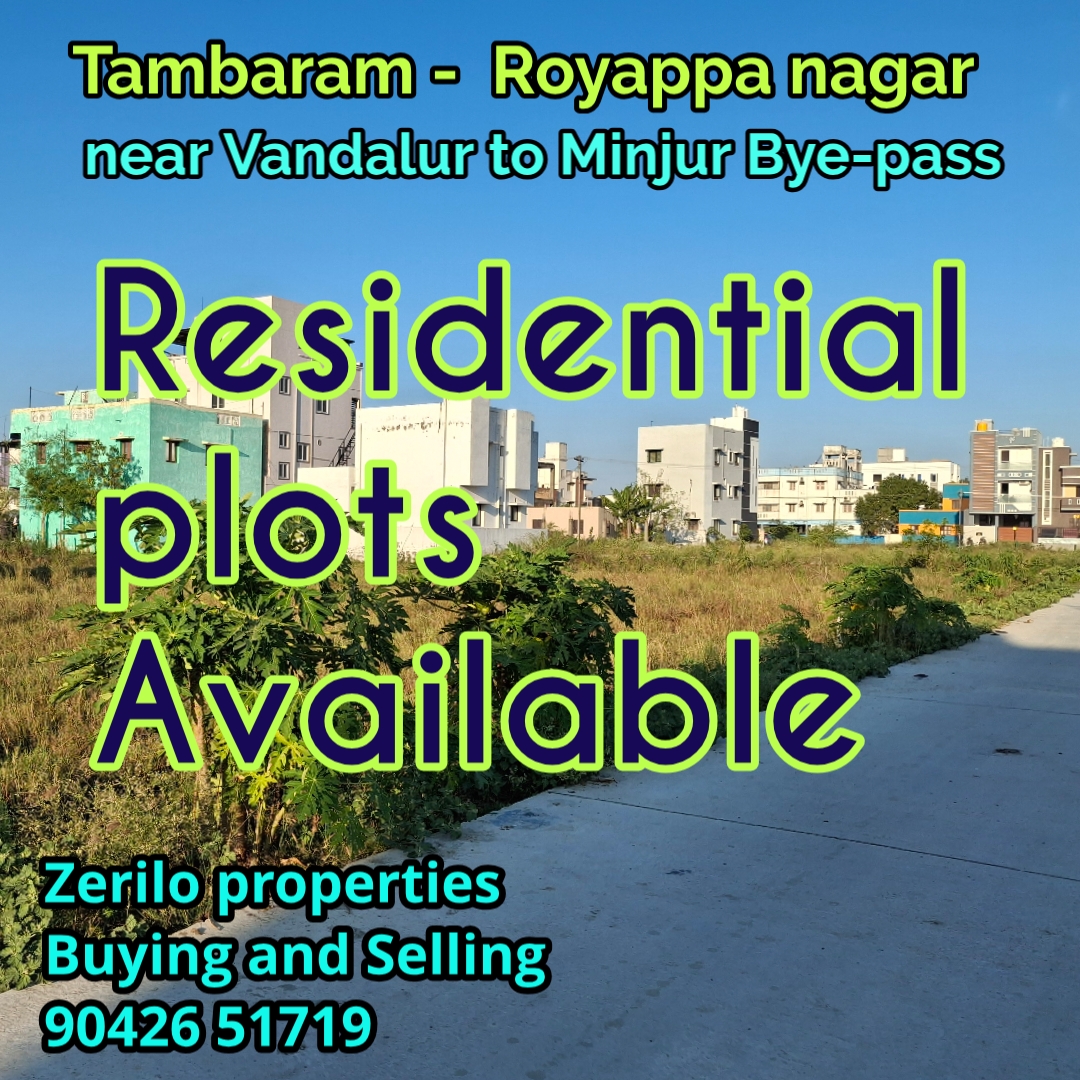 Residential plots in Chennai Tambaram Royappa nagar
