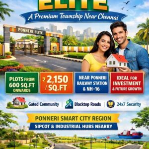 Residential plots in North Chennai Ponnery