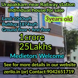 INDIVIDUAL HOUSE FOR SALE IN URAPAKKAM