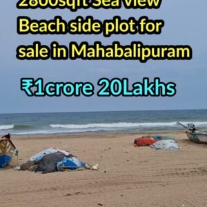 Sea view Beach side residential plots in Mahabalipuram