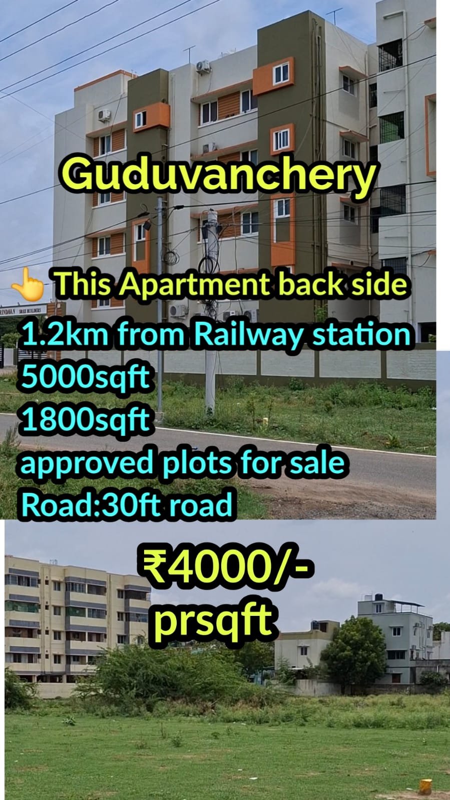 Residential plots in Guduvanchery