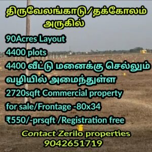 Commercial property near Thiruvelankadu