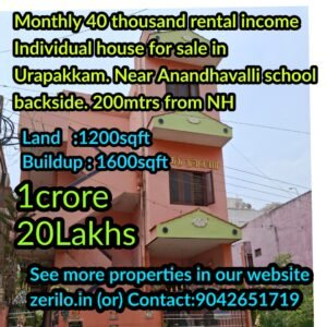Rental income property in Urapakkam