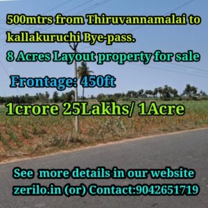 Land for layout and company purpose near Kallakuruchi