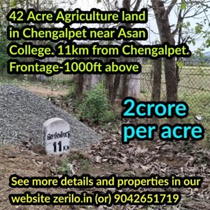 Agriculture land in Chengalpet