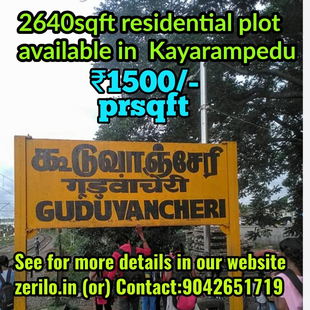 Residential plots in Guduvanchery