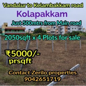 Residential plots in Vandalur Kolapakkam