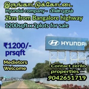 Residential plots near Sriperamputhur Erunkattukottai