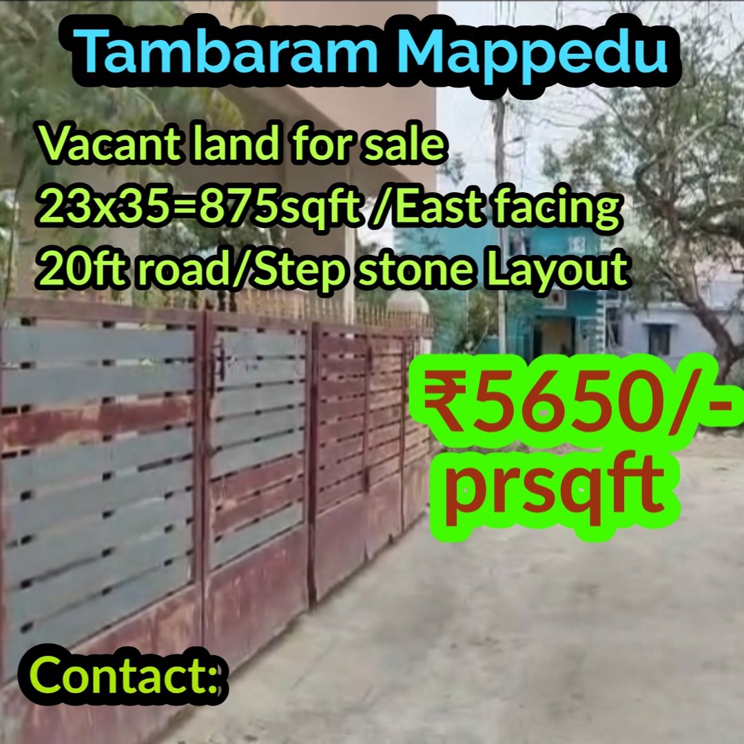 Residential plots in Tambaram Mappedu