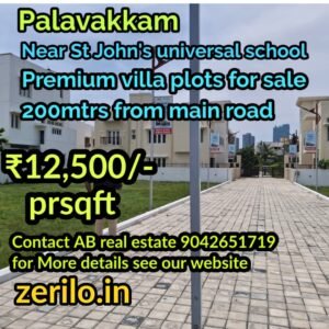 Residential plots in ECR Palavakkam