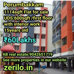 Old Flat for sale in Perumbakkam