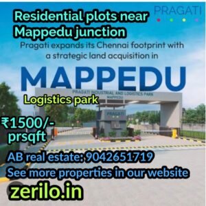 Residential plots in Mappedu near Sunguvar chathiram